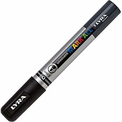 Image de Lyra Graduate Mark All Marqueur indélébile pointe ogive noir 6 pc(s)