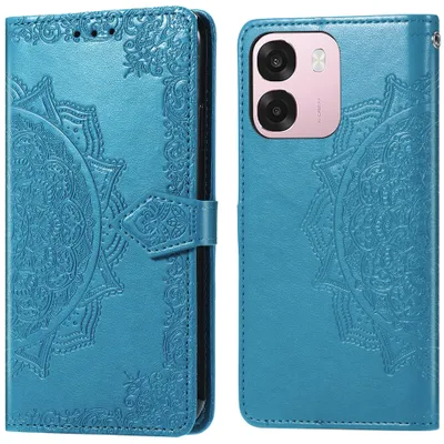 Productafbeelding van imoshion Mandala Bookcase voor de Oppo A6 (5G) - Turquoise