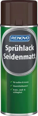 Produktbild von 400ml Renovo Sprühlack Seidenmatt Schokobraun RAL8017