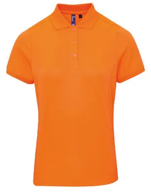 Immagine prodotto di Premier Workwear PR616 | Polo donna Coolchecker Piqué / Oeko-Tex® - Colore: Arancione - Taglia: L