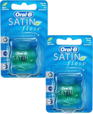 Produktbild von 2x Oral-B Satin Floss Zahnseide a 25m