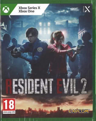 The cover art for the video game Resident Evil 2 Remake for Xbox Series X and Xbox One.