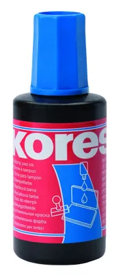 Image de Kores Stempelfarbe, Inhalt: 27 ml, blau