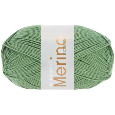 Produktbild von Lana Grossa - Meilenweit 100g Merino Extrafine uni 2430 resedagrün
