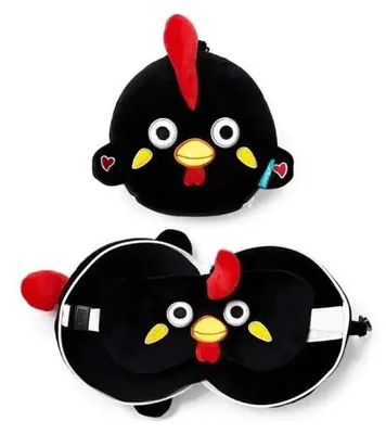 Image de Oreiller de voyage et masque pour les yeux Galo De Barcelos - Puckator