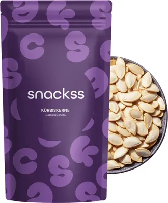Produktbild von Kürbiskerne naturbelassen – 500g Natur Kürbiskerne | Snack & Backzutat