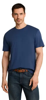 Produktbild von TOM TAILOR Herren Basic T-Shirt mit Logo-Stickerei