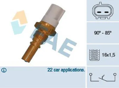 Image de Interrupteur de température (ventilateur de radiateur)