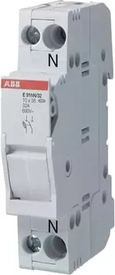 Produktbild von E 91HN/32, 2P, Weiß, IP20, Wand, 50 / 60 Hz, 32 A