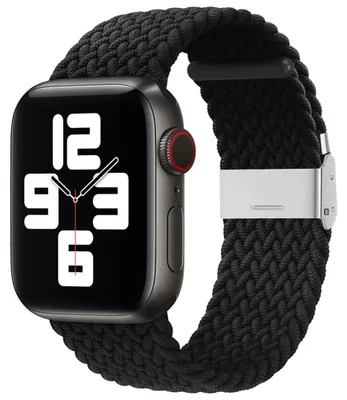 Produktbild von Hochwertiges schwarzes Armband für Apple Watch KP30202