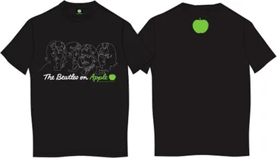 Produktbild von The Beatles On Apple (Back Print) Black M T-Shirt