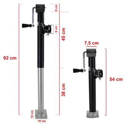 Produktbild von Abstellstütze Halter 2300kg 2 Stück Anhänger Ausdrehstütze Stützfuß