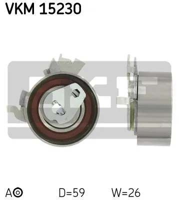 Produktbild von SKF Spannrolle Zahnriemen VKM 15230 für OPEL ANTARA VECTRA B (36_) Sintra (APV)