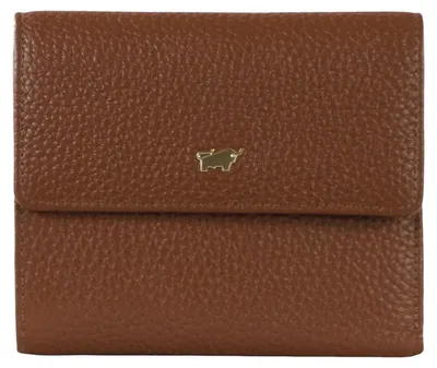 Immagine prodotto di Portafoglio ASTI, modello portamonete, 8 scomparti per carte, color marrone, da donna, in pelle