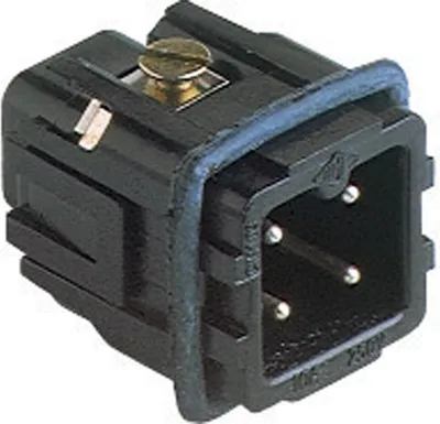 Immagine prodotto di CKM 03 N I.L.M.E. Ilme CK Inserto a spina (M) Connessione a vite, 3 poli + PE 230 V/400 V, 10 A - 1 pezzo