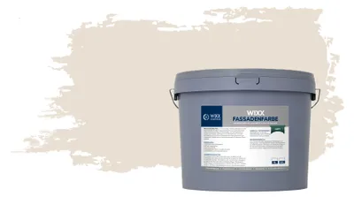 Produktbild von Fassadenfarbe Matt 10L witterungsbeständig wasserdampfdurchlässig scheuerbeständig Klasse 1 Deckkraftklasse 1 außen & innen