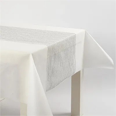 Produktbild von Creativ Company Tischläufer Silber Netzstoff 10 Meter Dekoration