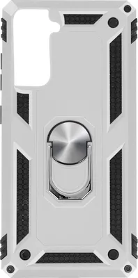 Produktbild von Avizar, Schutzhülle mit Ring-Halterung für Samsung Galaxy S21 Plus, Silber