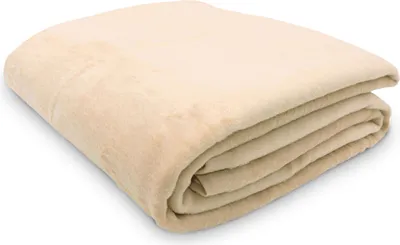 Produktbild von Kuscheldecke mit Einfassband, 220x240 cm, beige