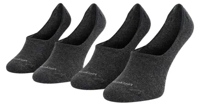 Image de Calvin Klein - Chaussettes pour femmes (lot de 2) NA695 (39,5 EU - 43 EU) (gris)