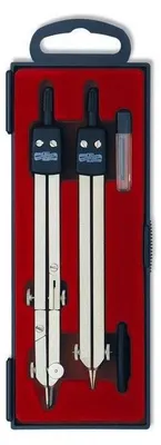 Produktbild von Zirkel - Zirkelkasten 4-teiliges Schulzirkel- Set , im Kunststoffkasten