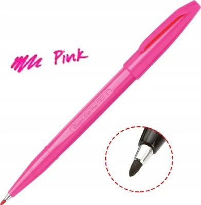 Produktbild von Pentel S520-P, Blau, Pink, Rund, 0,8 mm, 1 Stück(e)