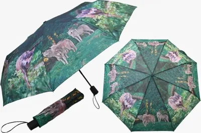 Produktbild von Regenschirm - Wölfe - Ø 95cm