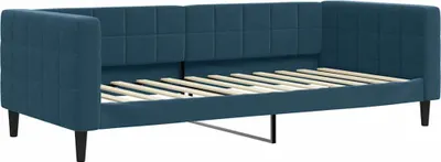 Imagen del producto de vidaXL Camí de día azul, 90x200 cm, terciopelo