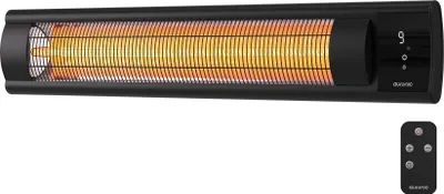 Produktbild von Auronic Terrassenheizstrahler - XL - Infrarotheizung - Elektrischer Heizstrahler - 25m² - 3000W - Fernbedienung - 9 Heizstufen - Schwarz