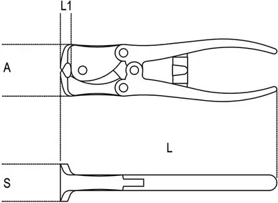 Beta Hebelvornschneider Schwere Ausführung 1092V Beta-Tools 01092028, 010920310
