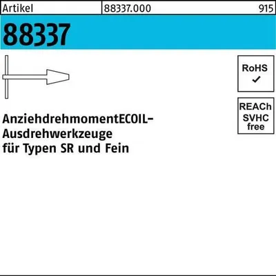 Produktbild von Ausdrehwerkzeug R 88337 NR.2 M5 -M12 Stahl 1 Stück AMECOIL