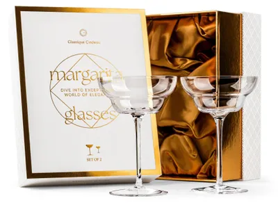 Produktbild von Set mit 2 Margarita-Gläsern für Cocktails