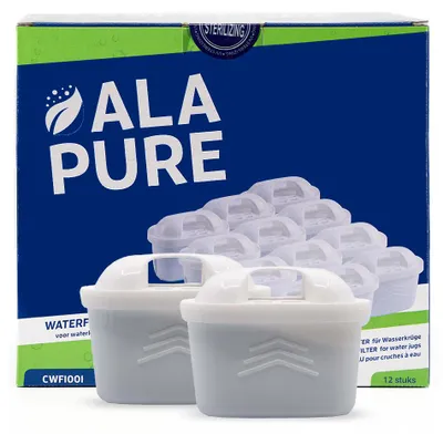 Immagine prodotto di Alapure CWF1001A Compatibile con Brita Maxtra e Maxtra+ | Confezione da 12