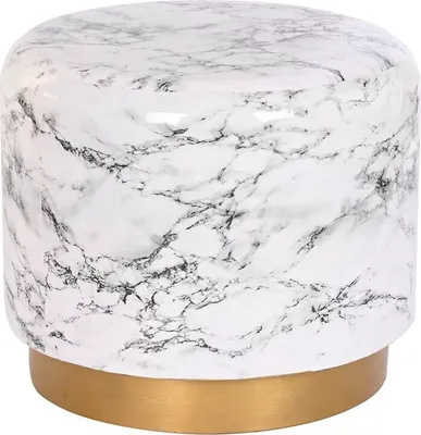 Produktbild von Beistelltisch DKD Home Decor Gold Weiß Eisen (50 x 50 x 45 cm)