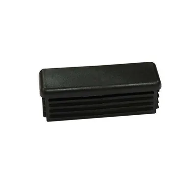Productafbeelding van Eindkap EDM 75093, geleider 64 x 25 mm, zwart, polyethyleen (2 stuks)