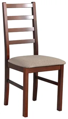 Obrázok produktu pre Stolička DK15 vo farbe orech s béžovou látkou DX5