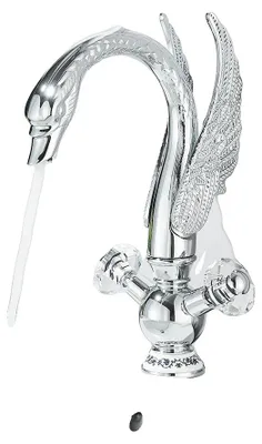 Obrázek produktu pro Umyvadlová baterie, dvojitá rukojeť, moderní design, chrom