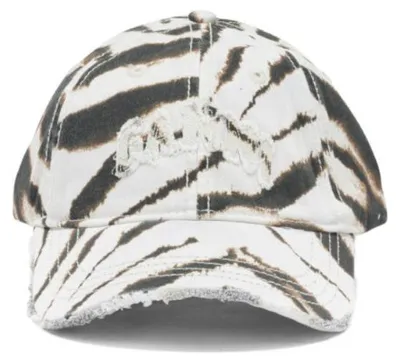Image de Ganni casquette femme blanc coton - UNI