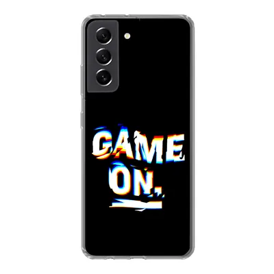 Produktbild von MuchoWow® Handyhülle Schutzhülle Hülle für Samsung Galaxy S21 FE Spiele - Spiel - Zitat Silikon Softcase Handy Hülle - Mobiltelefonhülle