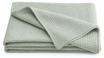Produktbild von Heimtexland Musselin Sommerdecke kuschelweich atmungsaktiv Typ931 Salbei
