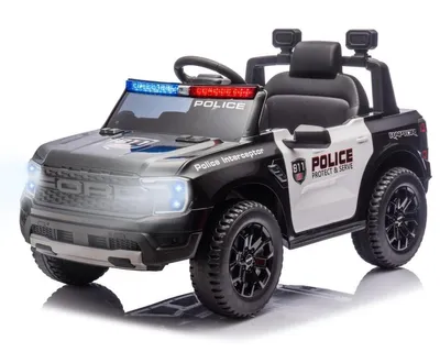 Image de Milly Mally Voiture électrique Ford Ranger Police Noire