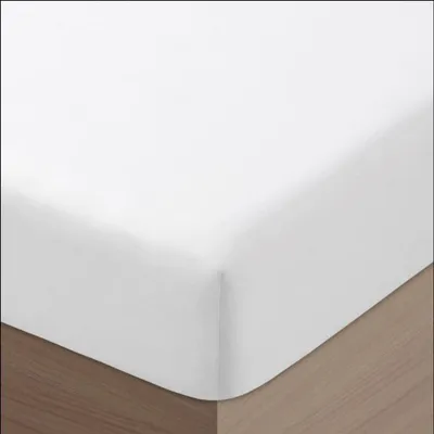 Immagine prodotto di Lenzuola elastiche, 90 x 190 cm, 2 pezzi, 100% cotone, bianche, per la camera da letto