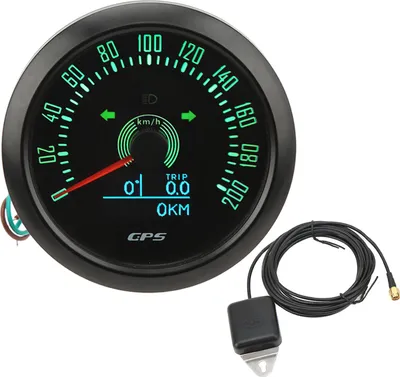 Zdjęcie produktu dla obrotomierz GPS 3 w 1, 200 km/h, 85 mm, 9-32 V, 7 kolorów, podświetlenie, przeciwmgielny, uniwersalny do łodzi, samochodu, kampera, motocykla