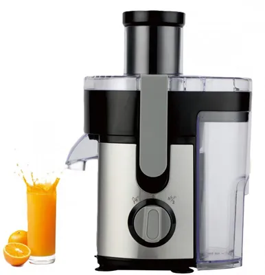 Immagine prodotto di Rosberg R51160B, 600 W, 1000 ml, 2 velocità, lama in acciaio inossidabile, colore nero e acciaio inossidabile, estrattore di succo