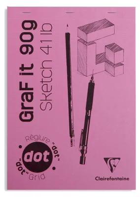 Produktbild von Clairefontaine 3329680966534, A4 (210 x 297 mm), 90 g/m², 80 Blätter