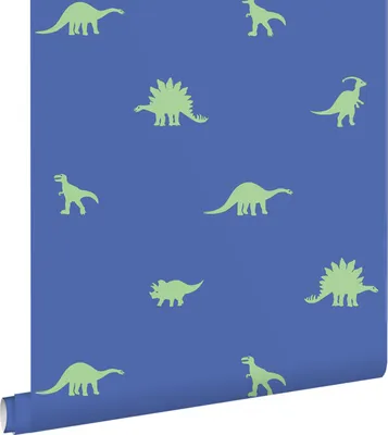 Obrázek produktu pro ESTAhome tapeta dinosauři modrá a zelená 50 x 900 cm