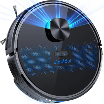 Obrázok produktu pre Robotický vysávač s funkciou mopovania – Robotický vysávač a mop – Automatické čistenie domácnosti – Sací výkon 4000 Pa, navigácia pomocou LiDAR