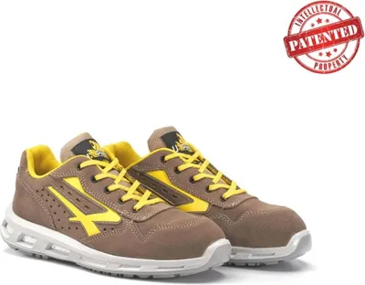 Image de Chaussures de sécurité unisexes U-Power Red Lion® Adventure, légères, flexibles, anti-dérapantes, avec insert Inflinserie, avec embouts en aluminium - Beige 36