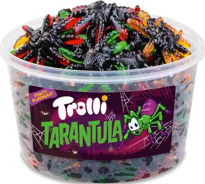 Produktbild von Trolli Tarantula extra weiche Fruchtgummi Spinnen 6 Sorten, 975g