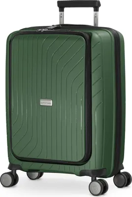 Produktbild von HAUPTSTADTKOFFER TXL - Laptop-Koffer, leichter Handgepäck-Koffer mit LaptopTasche Bordgepäck 55x40x23 cm, Business-Trolley 4 Rollen Hand Luggage TSA 40L,Dunkelgrün